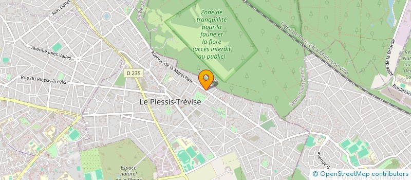 localisation de l'entreprise SCI BUBBLES  LE PLESSIS-TREVISE