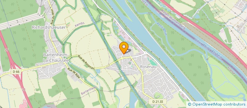 localisation de l'entreprise SCI BUBEL  ROSENAU