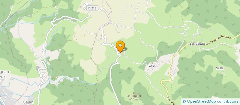 localisation de l'entreprise SCI BUBOLA à MONTJOIE-EN-COUSERANS