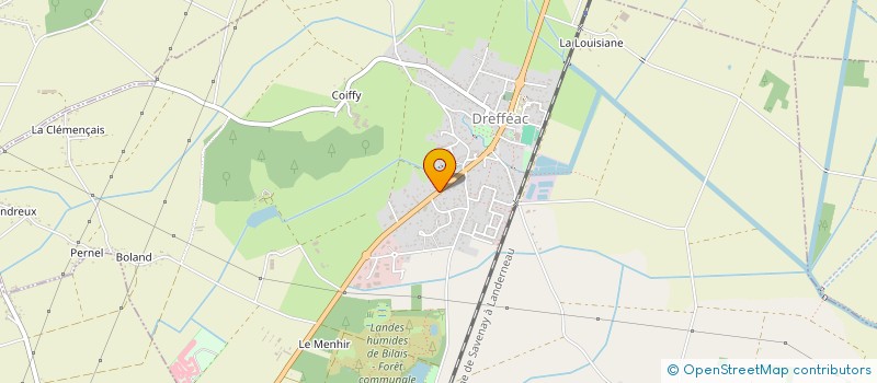 localisation de l'entreprise SCI BUCAS CHEVALIER  DREFFEAC