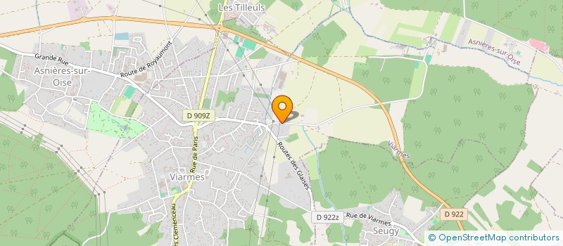 localisation de l'entreprise SCI BUCEPHALE  VIARMES