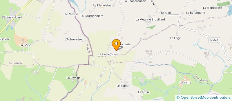 localisation de l'entreprise SCI BUCHARD  LARCHAMP