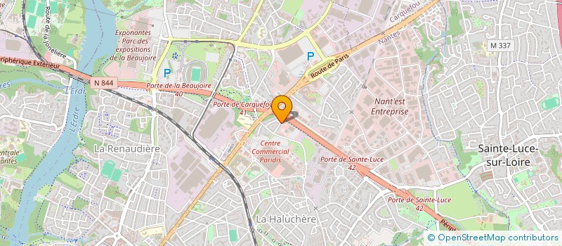 localisation de l'entreprise SCI BUCHAREST  NANTES