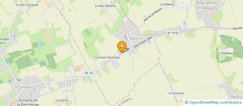 localisation de l'entreprise SCI BUCHE à LE MAISNIL