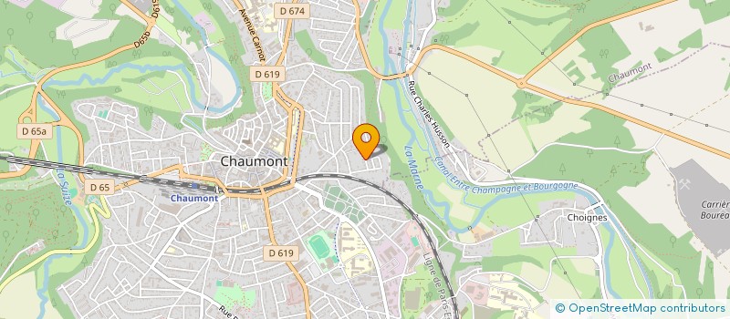 localisation de l'entreprise SCI BUCHERON & FILLES à CHAUMONT