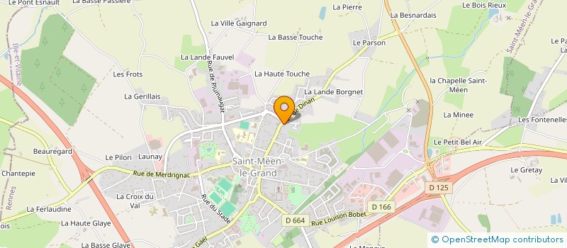 localisation de l'entreprise SCI BUCHET  SAINT-MEEN-LE-GRAND