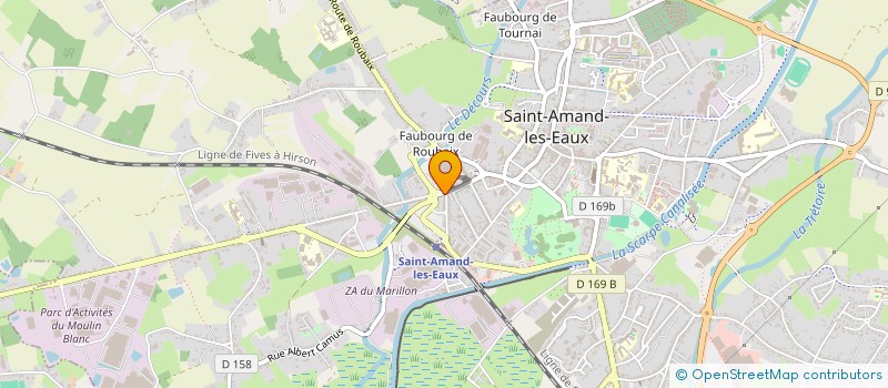 localisation de l'entreprise SCI BUCHET-SIOZIOS  SAINT-AMAND-LES-EAUX