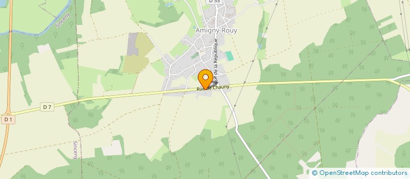 localisation de l'entreprise SCI BUCKIE à AMIGNY-ROUY