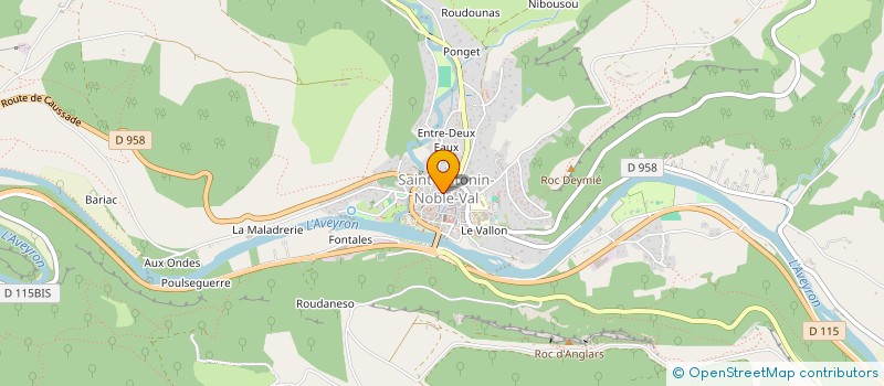 localisation de l'entreprise SCI BUCKINGHAM  SAINT-ANTONIN-NOBLE-VAL