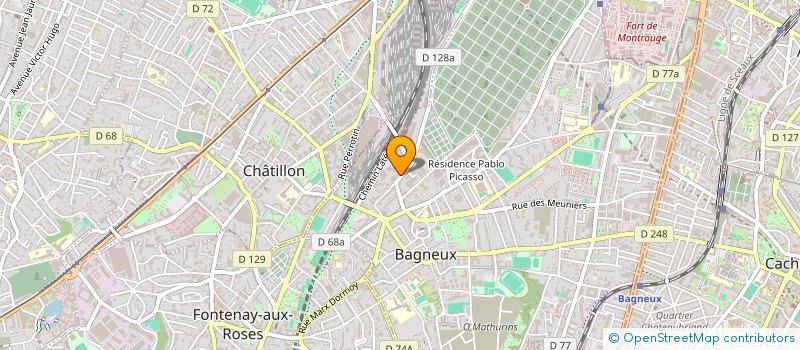 localisation de l'entreprise SCI BUCOURT à BAGNEUX