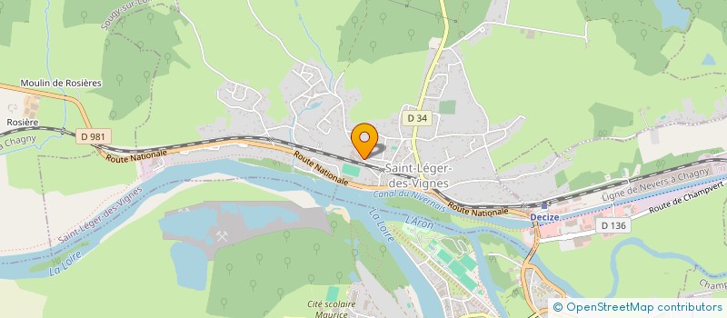 localisation de l'entreprise SCI BUDA à SAINT-LEGER-DES-VIGNES