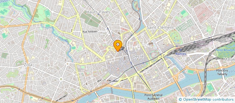 localisation de l'entreprise SCI BUDAPEST à NANTES