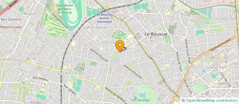 localisation de l'entreprise SCI BUDDY  LE BOUSCAT