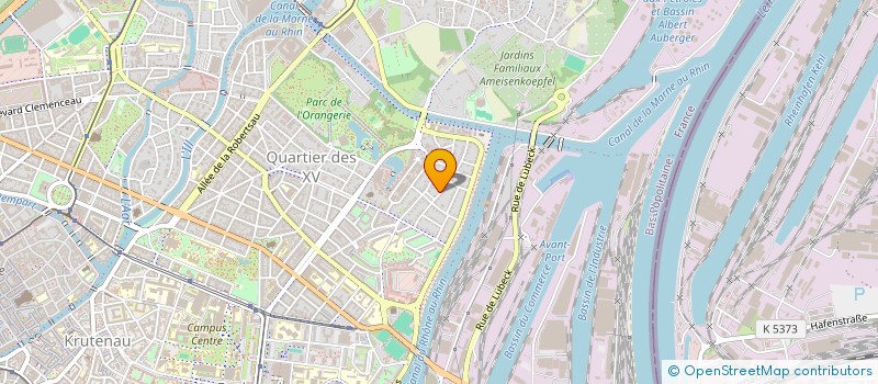 localisation de l'entreprise SCI BUDDY  STRASBOURG