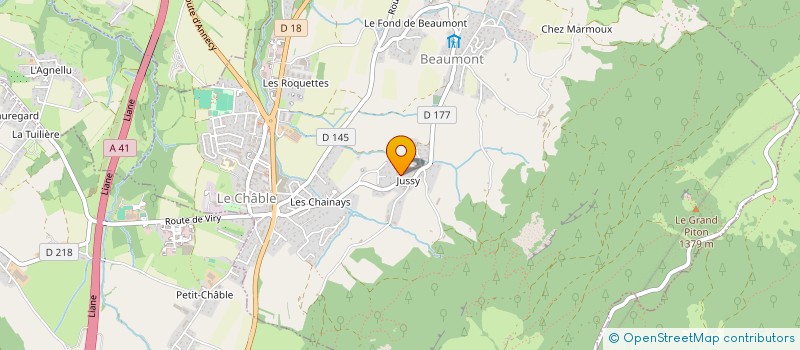 localisation de l'entreprise SCI BUDOACE  ARCHAMPS