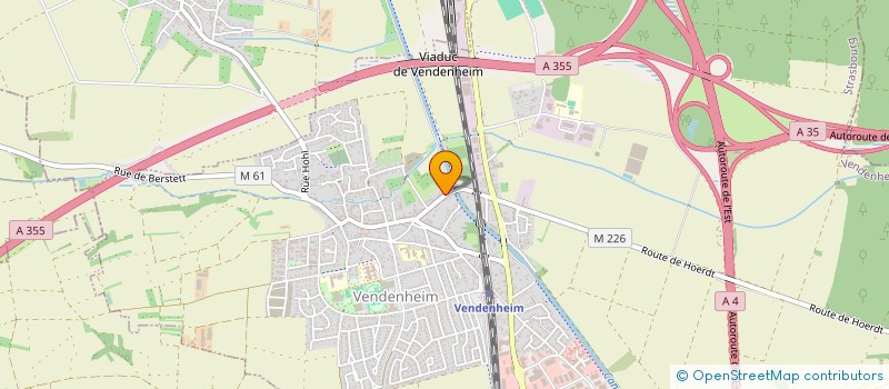 localisation de l'entreprise SCI BUEHN  VENDENHEIM