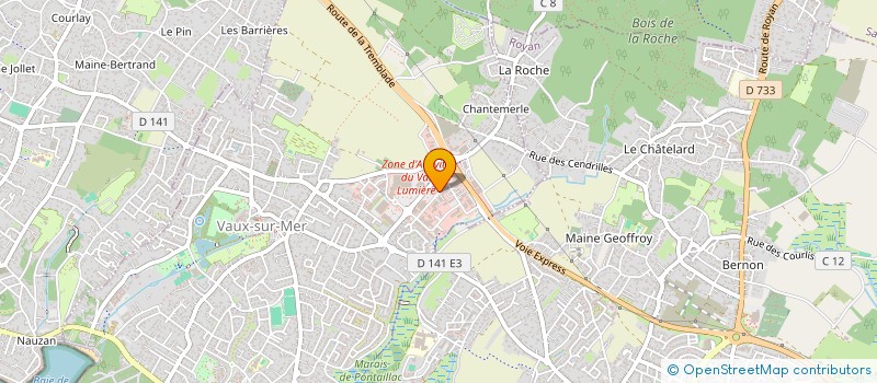 localisation de l'entreprise SCI BUENAVENTURA  VAUX-SUR-MER