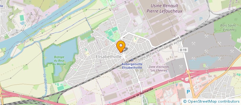 localisation de l'entreprise SCI BUENTIEMPO  AUBERGENVILLE