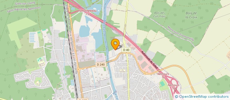 localisation de l'entreprise SCI BUFFA DESBRUNS  NEMOURS