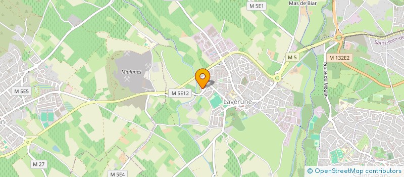 localisation de l'entreprise SCI BUFFARD  LAVERUNE