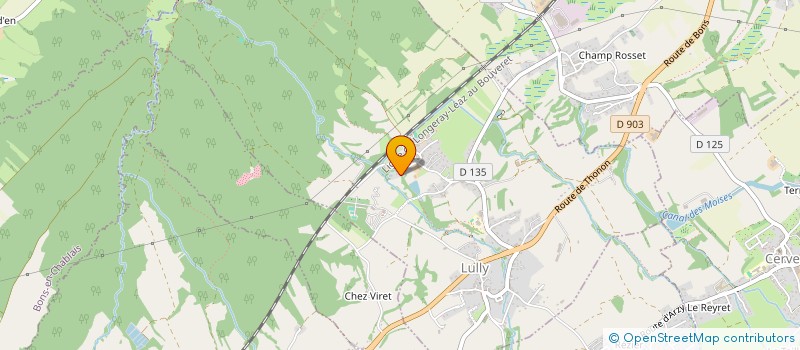 localisation de l'entreprise SCI BUFFAVENS  LULLY