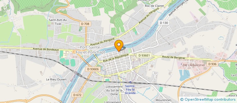 localisation de l'entreprise SCI BUFFIERE  SAINTE-FOY-LA-GRANDE