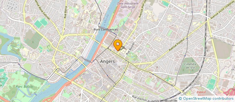 localisation de l'entreprise SCI BUFFON à ANGERS