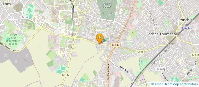 localisation de l'entreprise SCI BUFFON  WATTIGNIES