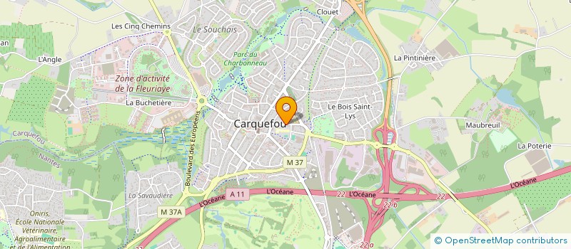 localisation de l'entreprise SCI BUFLEN  CARQUEFOU