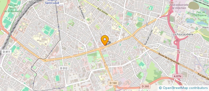 localisation de l'entreprise SCI BUGADA-SAULOUP à ANGERS
