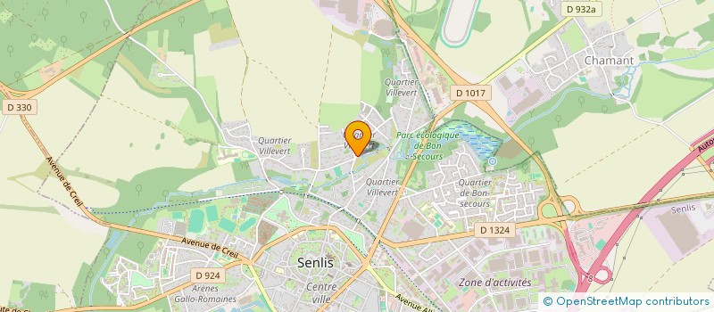 localisation de l'entreprise SCI BUGALE BREIZH  SENLIS