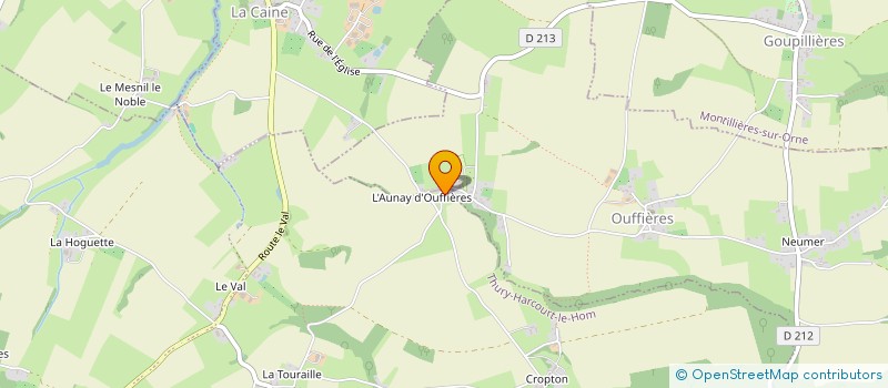 localisation de l'entreprise SCI BUGALEZ  OUFFIERES