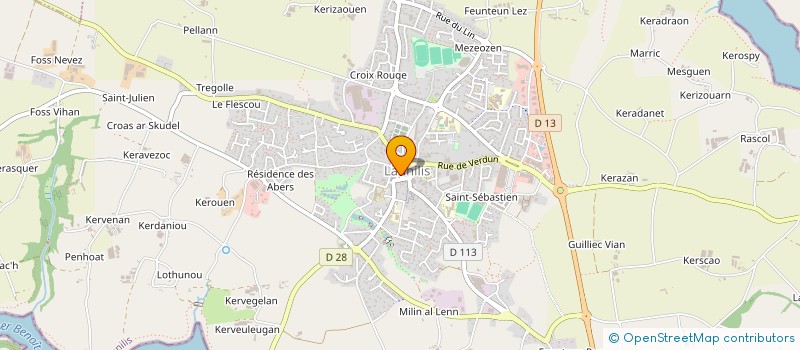 localisation de l'entreprise SCI BUGALIZARD  LANNILIS