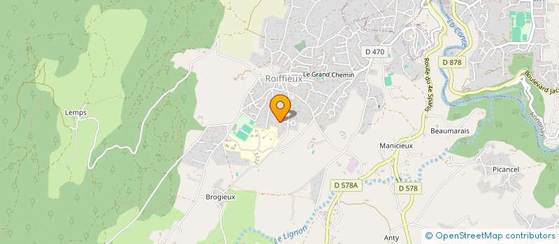 localisation de l'entreprise SCI BUGARNAUD  ROIFFIEUX