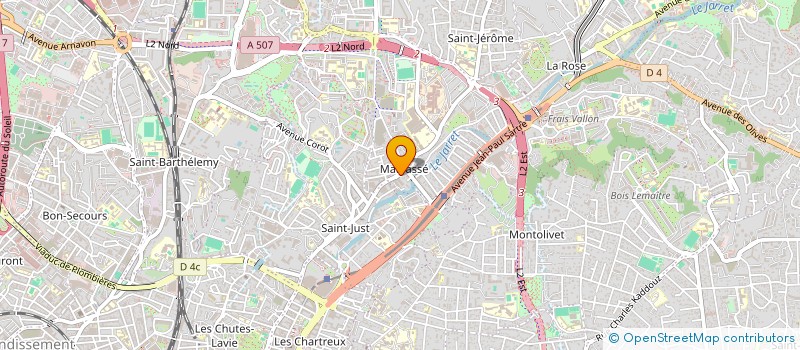 localisation de l'entreprise SCI BUGEAUD à MARSEILLE