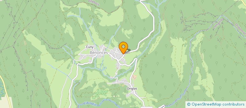 localisation de l'entreprise SCI BUGEY PIERRES  BENONCES