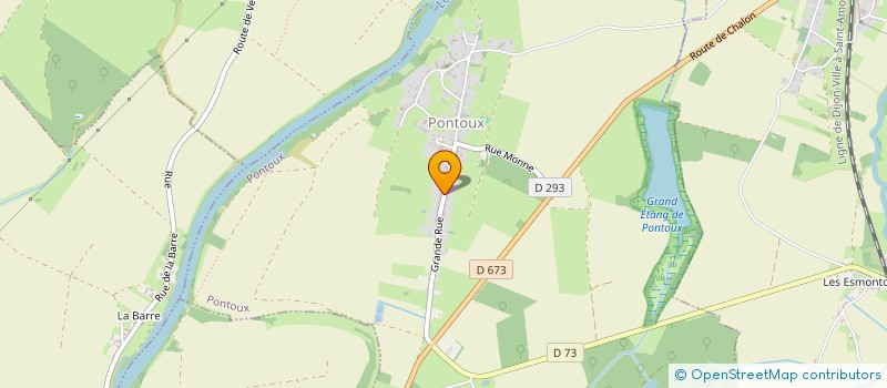 localisation de l'entreprise SCI BUGUET  PONTOUX