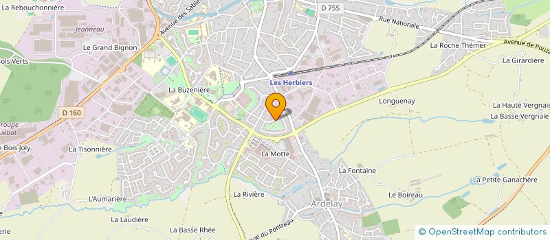 localisation de l'entreprise SCI BUGUI à LES HERBIERS