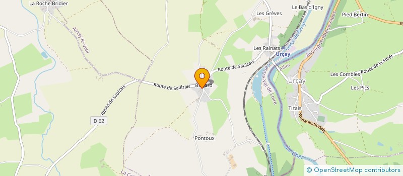 localisation de l'entreprise SCI BUHARD  LA PERCHE