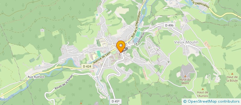 localisation de l'entreprise SCI BUHL  SENONES