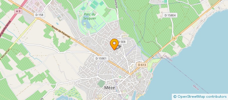 localisation de l'entreprise SCI BUHY LA SOURCE à MEZE