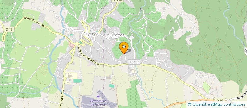 localisation de l'entreprise SCI BUI  TOURRETTES