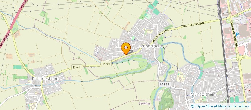 localisation de l'entreprise SCI BUILD INVEST  LAMPERTHEIM