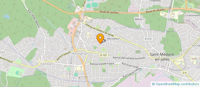 localisation de l'entreprise SCI BUILDING  SAINT-MEDARD-EN-JALLES