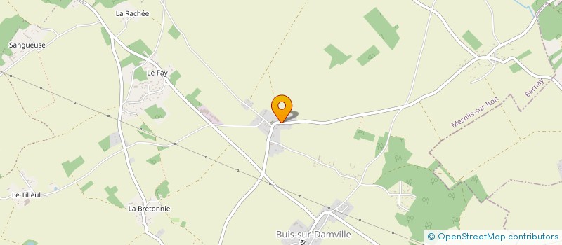 localisation de l'entreprise SCI BUISSIMA  MESNILS-SUR-ITON