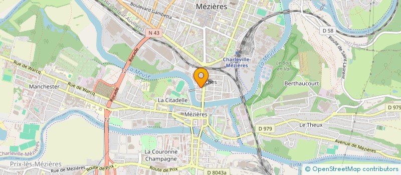 localisation de l'entreprise SCI BUISSON à CHARLEVILLE-MEZIERES
