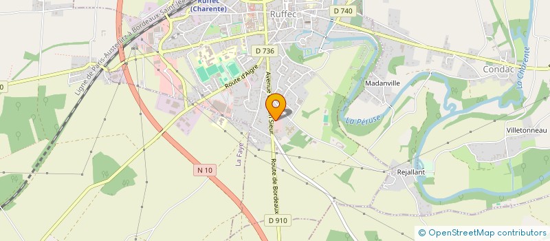 localisation de l'entreprise SCI BUISSON  RUFFEC