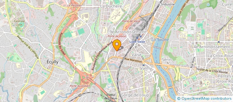 localisation de l'entreprise SCI BUISSON  LYON