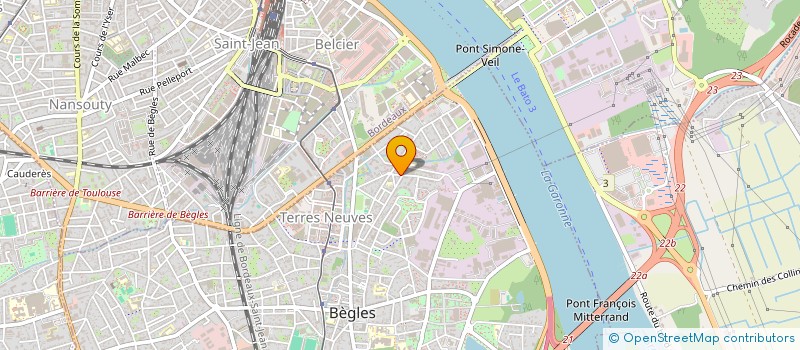 localisation de l'entreprise SCI BUISSON à BEGLES