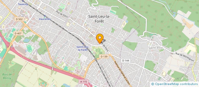 localisation de l'entreprise SCI BUISSON ARDENTS  SAINT-LEU-LA-FORET